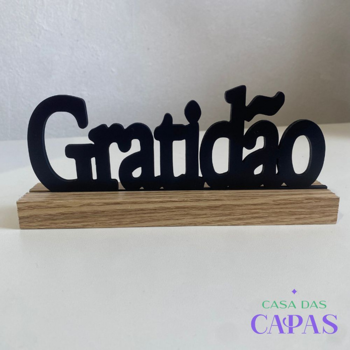 Enfeite Decorativo - Gratidão