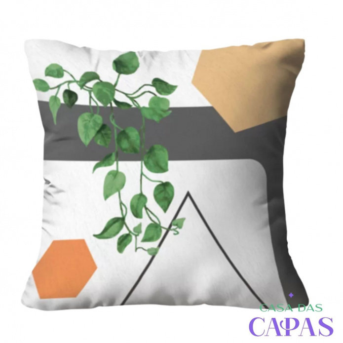 Kit 4 Capas de Almofada -Peperômia