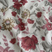 Kit 4 Jogo Americano Jacquard Imp. +Caminho de Mesa- Floral Rosa