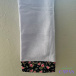 Kit Pano de Copa Kitchen  100% Algodão- Floral Preto