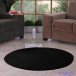 Tapete Redondo Confort  1,50m x 1,50m - Preto