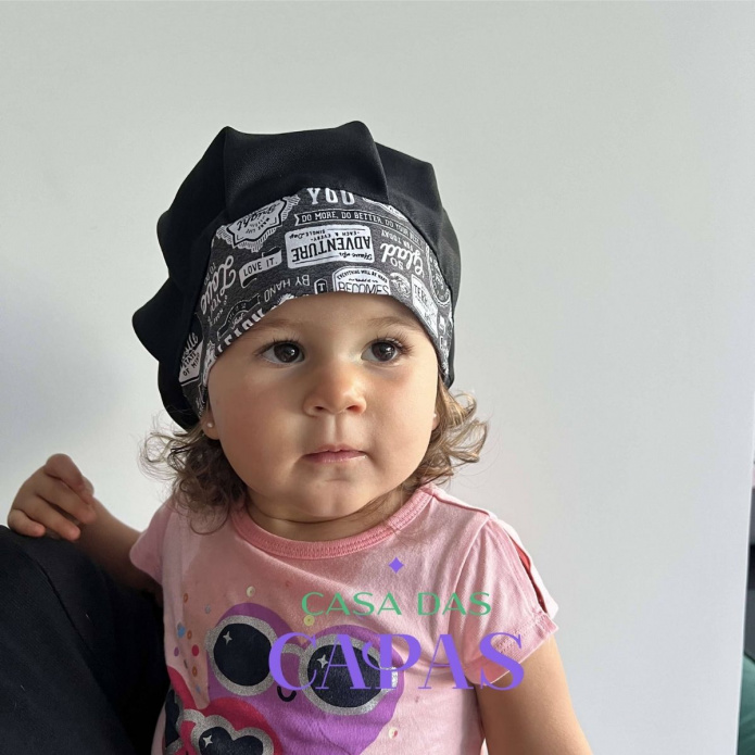 Touca Infantil em Tecido- Old