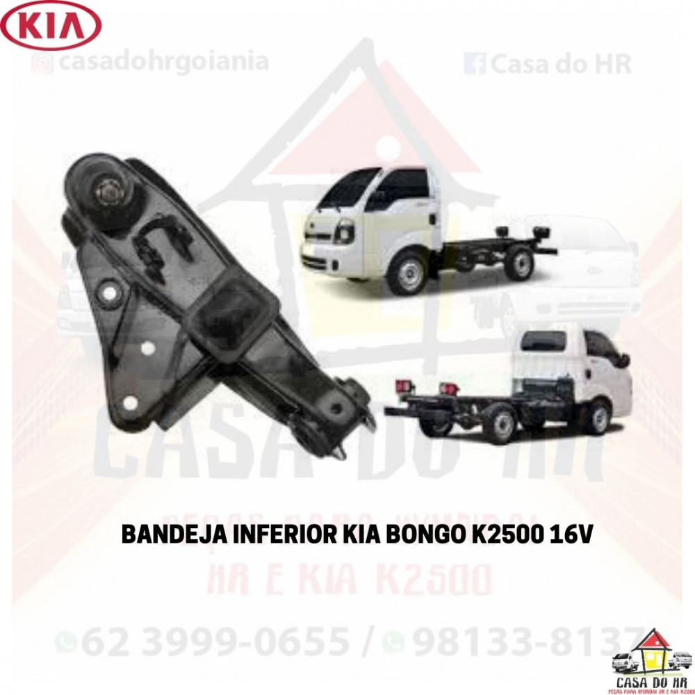 Bandeja inferior Kia Bongo K2500 16V LE Casa do HR Goiânia