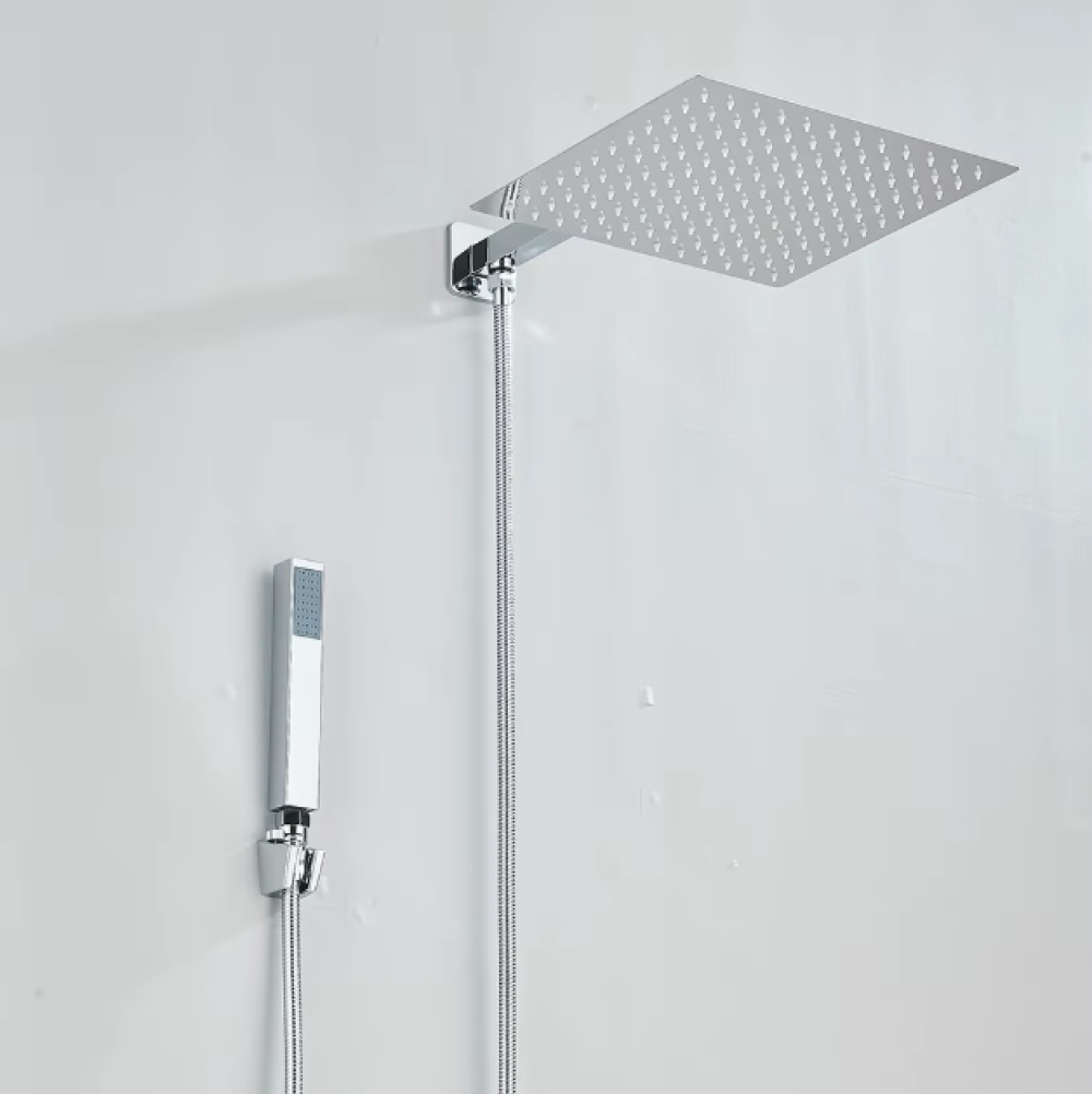 Chuveiro De Parede Com Ducha E Desviador Cromado 30cm CasaHidra chuveiro-de-parede-com-ducha-e-desviador-cromado-30cm-casahidra