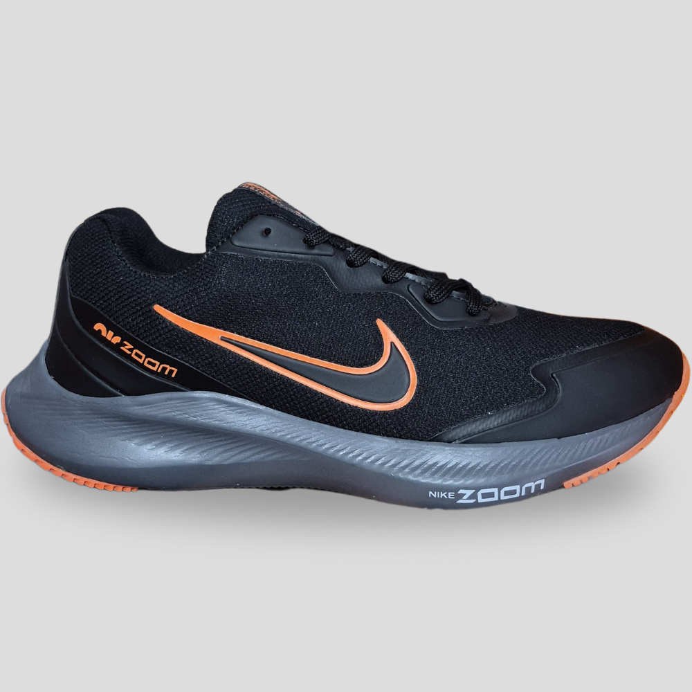 Zoom 04 Preto/Laranja Masculino - Center Imports Calçados