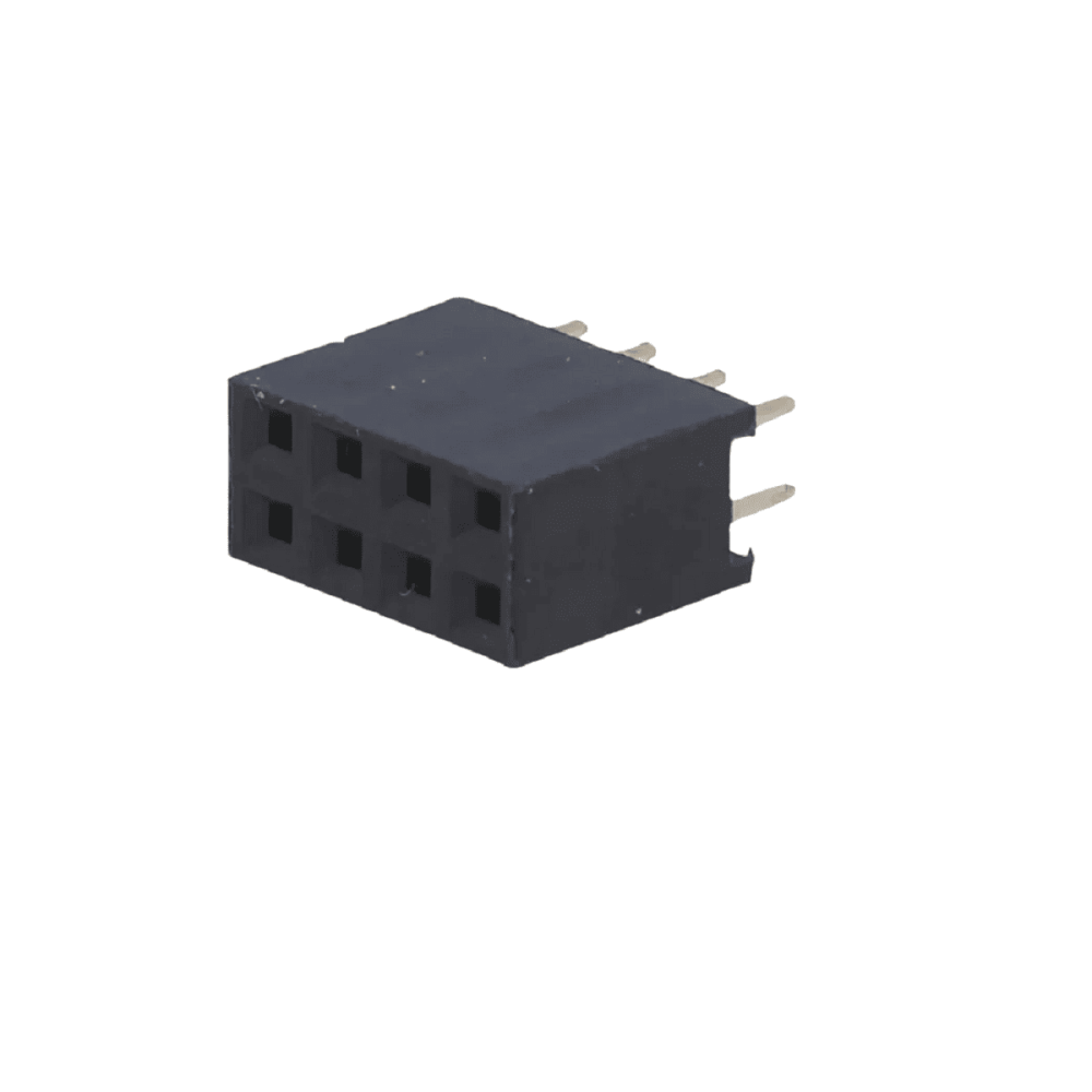 Conector Pin Header 2x4 Fêmea 8 Pinos Passo 2,54mm - Cerne Componentes ...