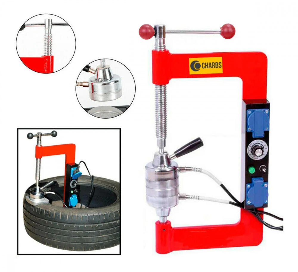 鉄器 Vulcanizador de Pneus Duplo 500w CH2105 - CHARBS - Charbs