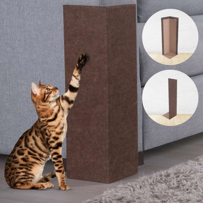 Arranhador Gato Protetor de Sofá Kit 2 - Chocolate