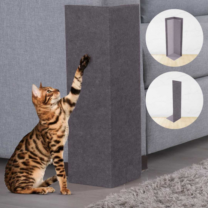 Arranhador Gato Protetor de Sofá Kit 2 - Cinza