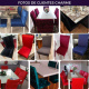 Capa Cadeira Jantar Veludo  Confort Plus - Marfim
