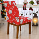 Capa de Cadeira de Natal  - Papai Noel Vermelho