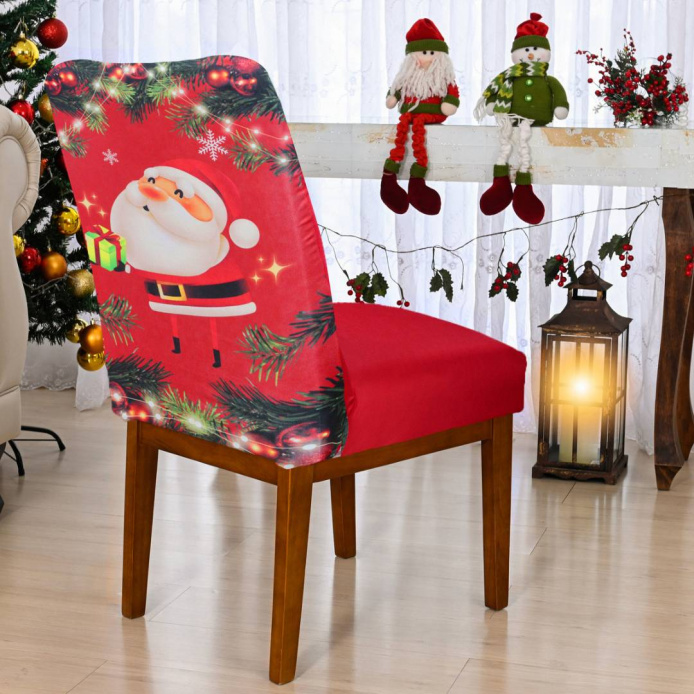 Capa de Cadeira de Natal - Querido Noel
