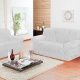 Capa de sofá Elasticada Elegance - Branco