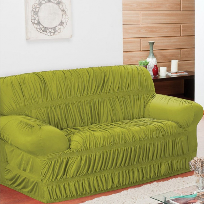 Capa de sofá Elasticada Elegance - Tabaco