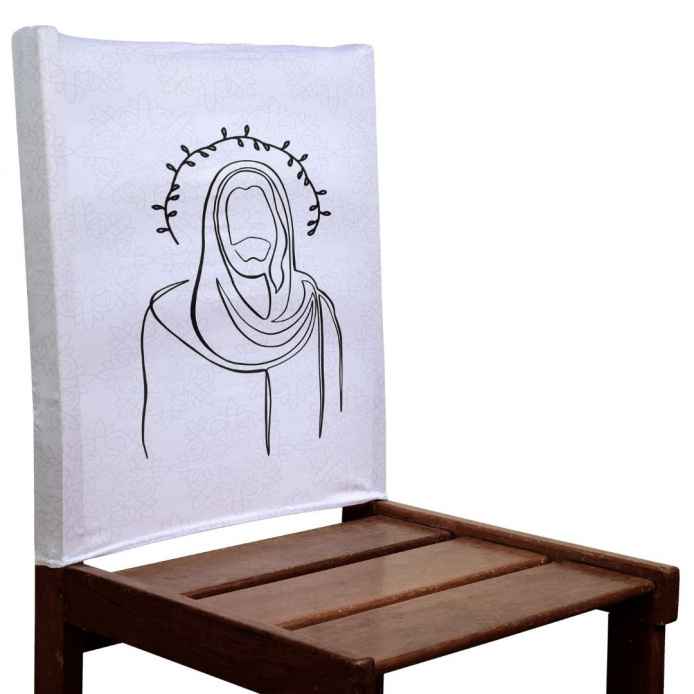 Capa para Encosto de Cadeira - Jesus