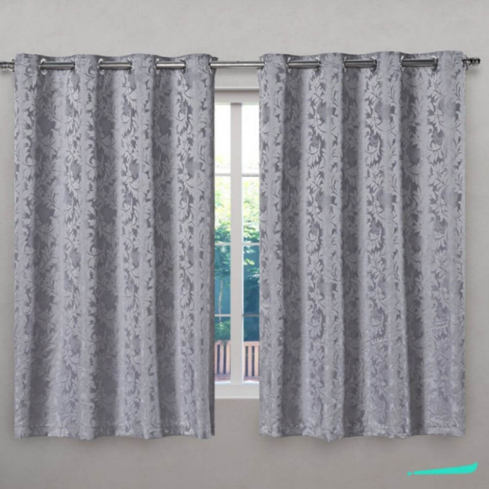 Cortina Jacquard Charme 2,70x1,60 - Avelã