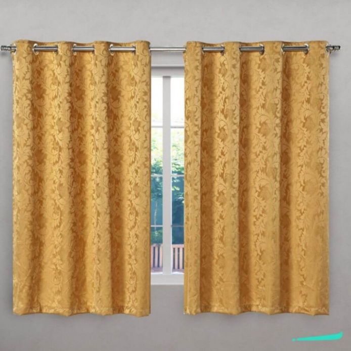 Cortina Jacquard Charme 2,70x1,60 - Avelã