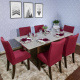 Decoração de Mesa Jogo Completo 6 Lugares - Vinho