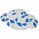 Enxoval Caminha Cão 6 pçs  - Azul