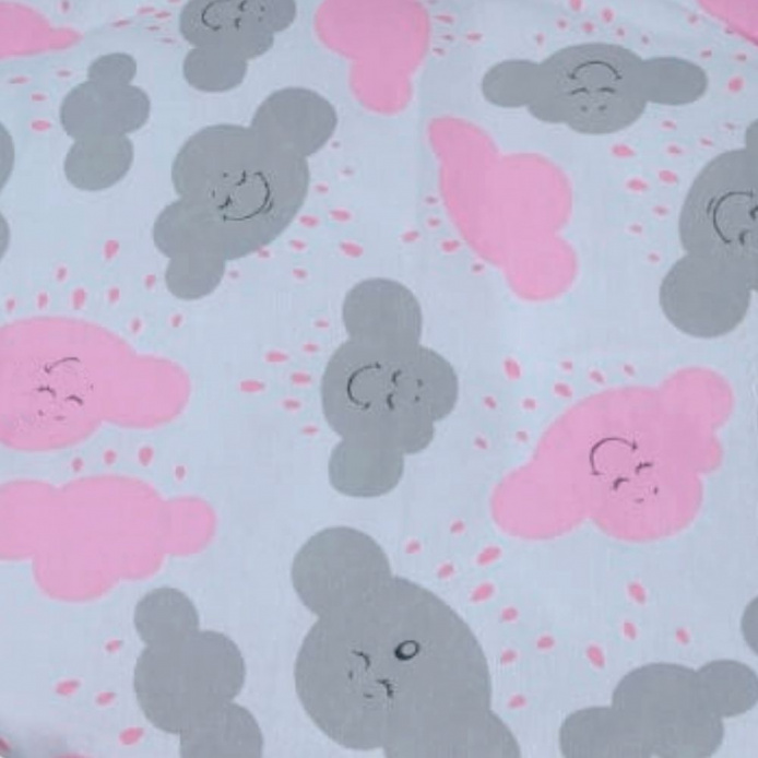 Enxoval Caminha Cão 6 pçs - Rosa