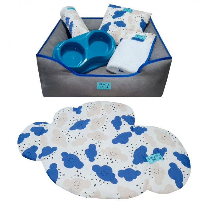 Enxoval Caminha Cão 6 pçs - Tabaco