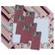 Jogo Americano com Porta Talher 4 lugares - Floral