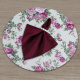 Jogo Americano Sousplat - Flor Marsala
