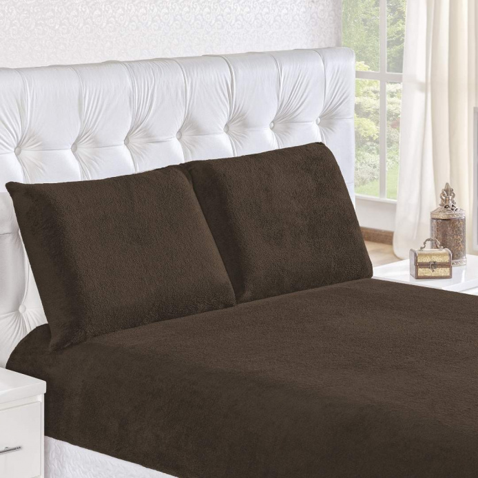 Jogo de Cama Plush Soft - Sono Quentinho Vermelho