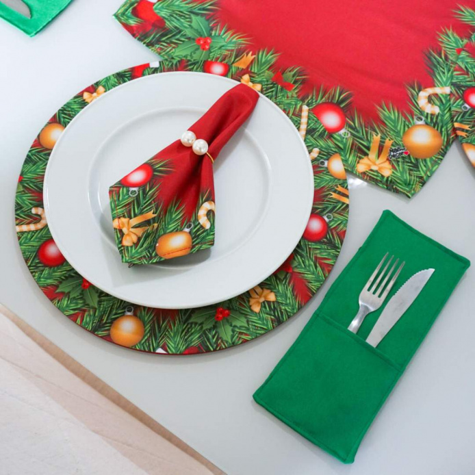 Mesa Posta Natal - Festa Alegria