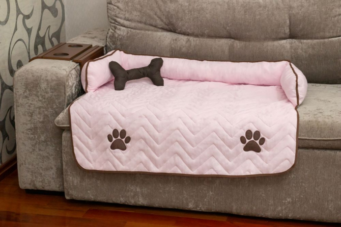 Protetor de Sofá Pet Mascote Grande - Rosa Claro