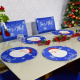 Sousplat de Natal - Kit 2 Noel Azul