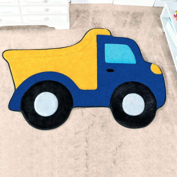 Tapete Infantil Premium Caminhão Caçamba - 2 Cores
