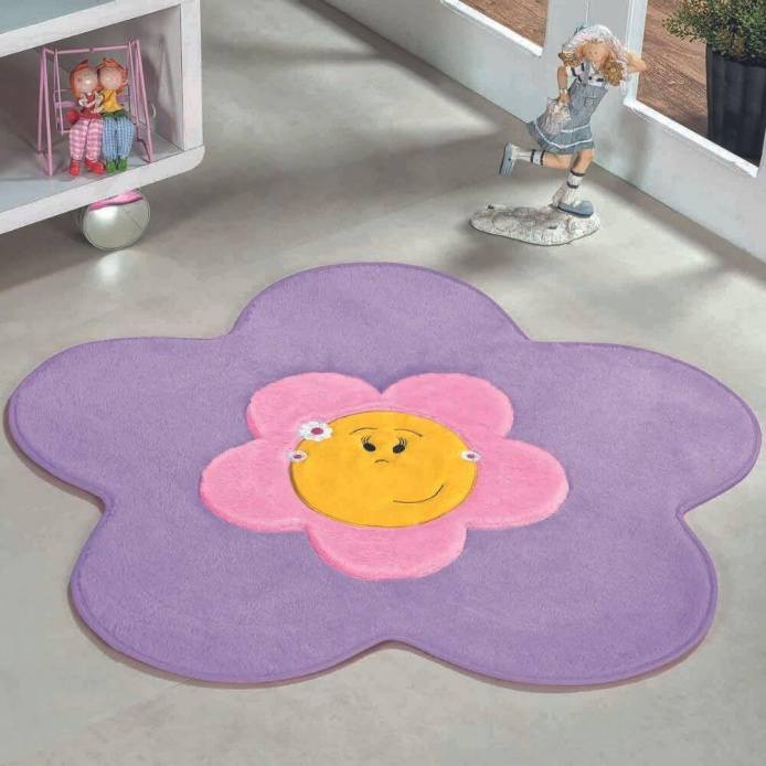 Tapete Infantil Premium Menina Flor - 3 Cores