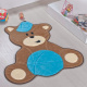 Tapete Infantil Premium Urso Baby - 3 Cores
