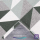 Tapete Jacquard Losango -  Verde (3 Tamanhos)
