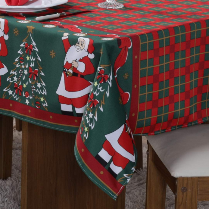 Toalha de Mesa Natalina - Papai Noel