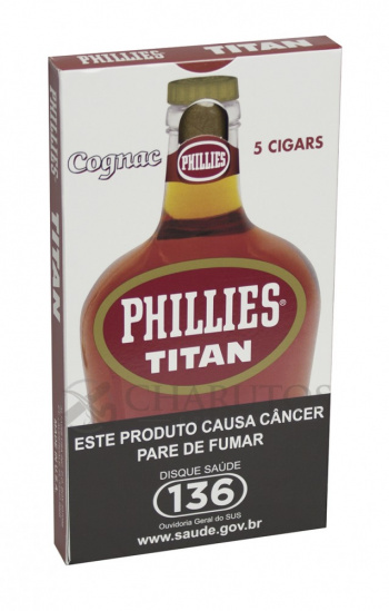 Charuto Phillies Titan Cognac Ptc (05)