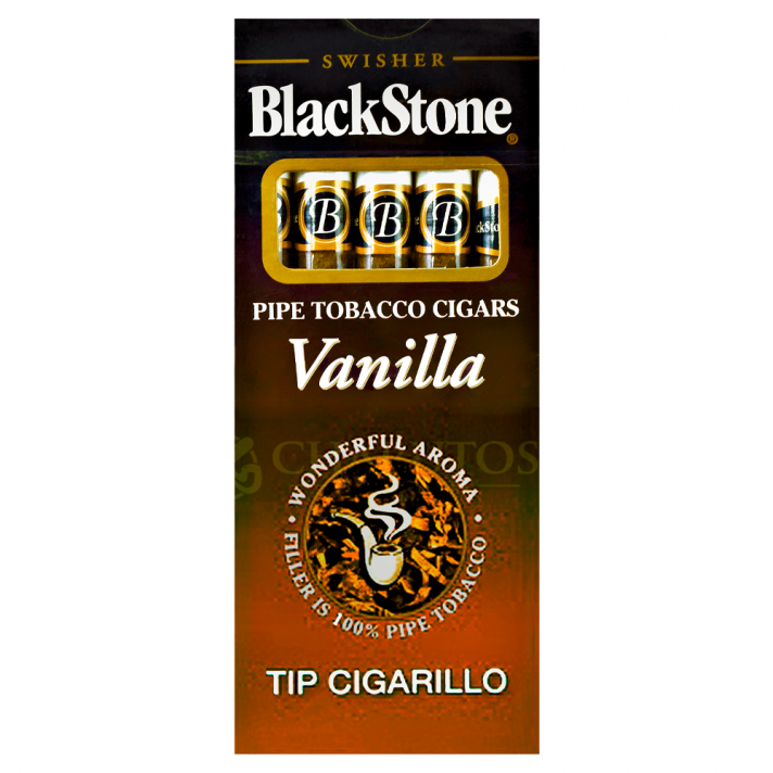 Cigarrilha BlackStone Vanilla - Baunilha (com Piteira) - Ptc 05