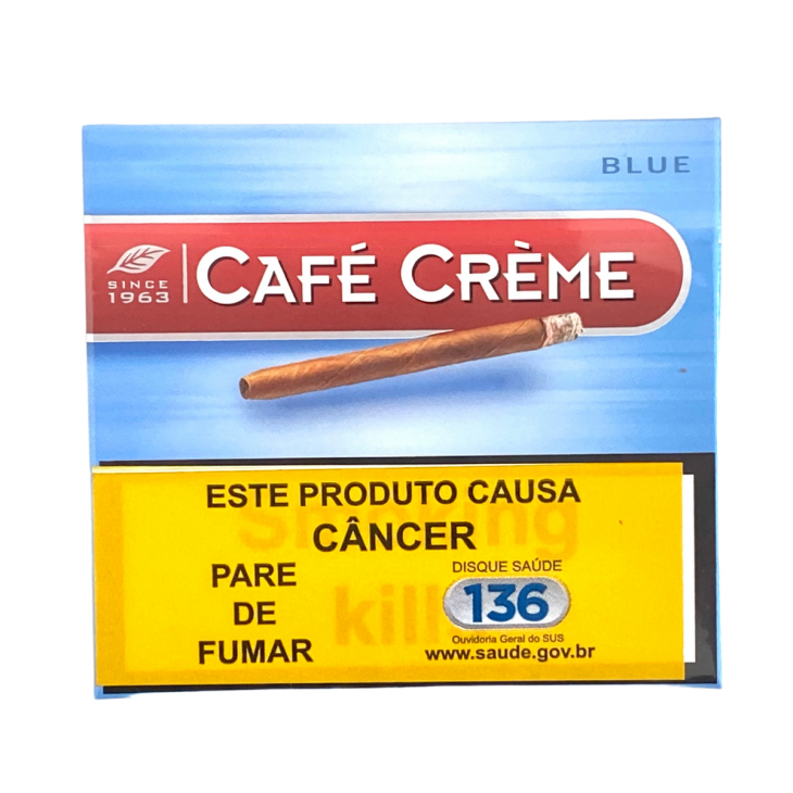 Cigarrilha Café Creme Blue Petaca c/10