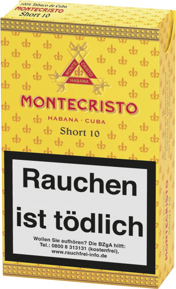 Cigarrilha Montecristo Short Ptc C/10