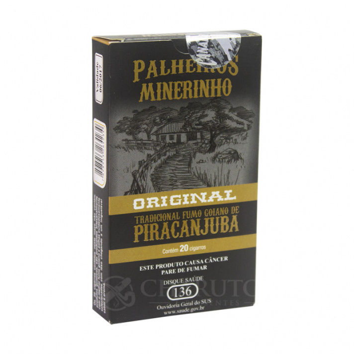 Cigarro de Palha Palheiros Minerinho Original - Maço (20)
