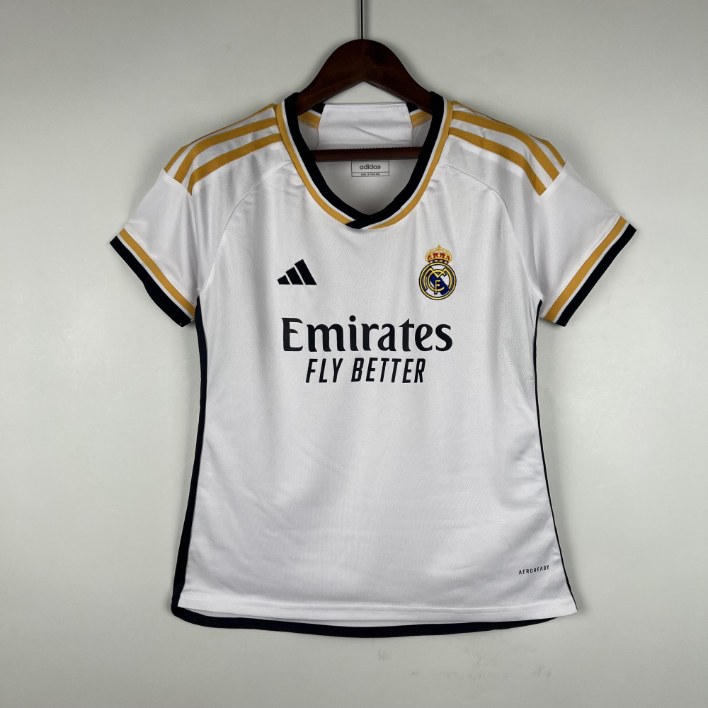 Camisa Real Madrid I Vers O Feminina Chique Sports