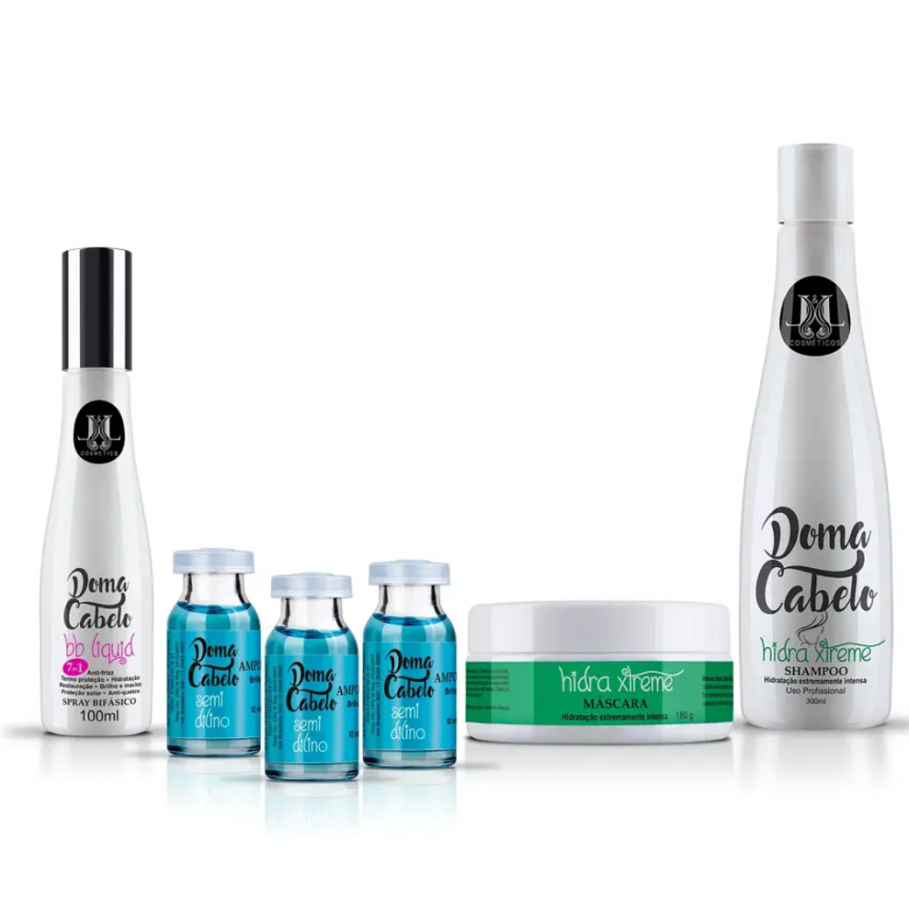 Kit Hidra Xtreme Home Care Doma Cabelo Coisitas de Mulher