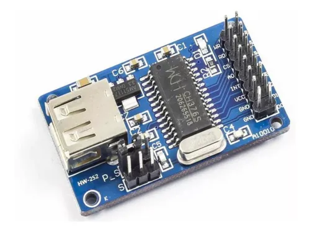 CC - CH376A USB Host Serial Paralelo - Componente Componente