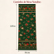 Caminho de Mesa Natalino 1,40m x 50cm Papai Noel Xadrez Decoração de Natal - Estrela do Oriente