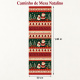 Caminho de Mesa Natalino 1,40m x 50cm Papai Noel Xadrez Decoração de Natal - Inverno de Natal