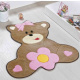 Tapete Formato Premium Ursa Baby Rosa