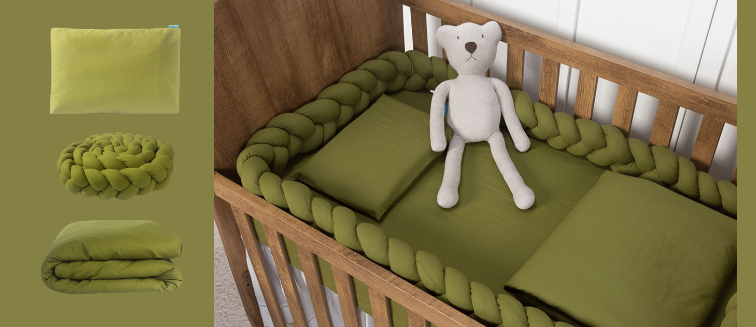 Verde Oliva - Enxoval Liso