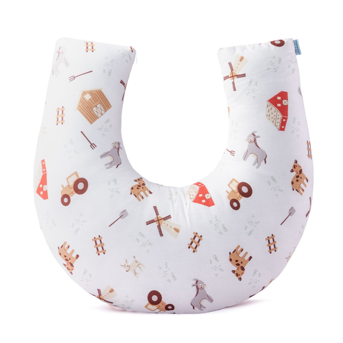 Almofada amamentação Percal 100% Algodão Fazendinha - Constantini Baby