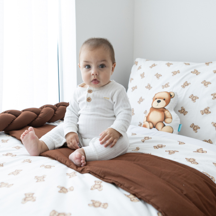 Almofadas em Suede Ursinho - Constantini Baby